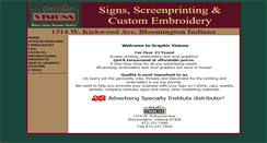 Desktop Screenshot of graphicvisionsbloomington.com